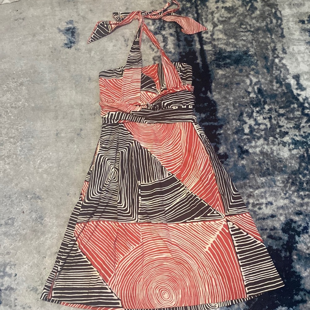 We Love Vera Anthropologie Halter Dress with Pockets